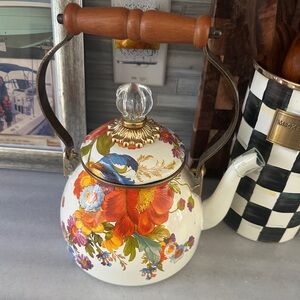 Mackenzie Childs Flower Teapot